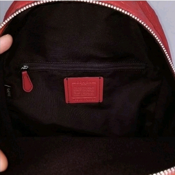 Coach Designer Backpack Signature Leather Bag - Picture 4 of 14